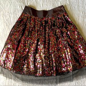 Tracy Reese Plenty Sequined Party Skirt